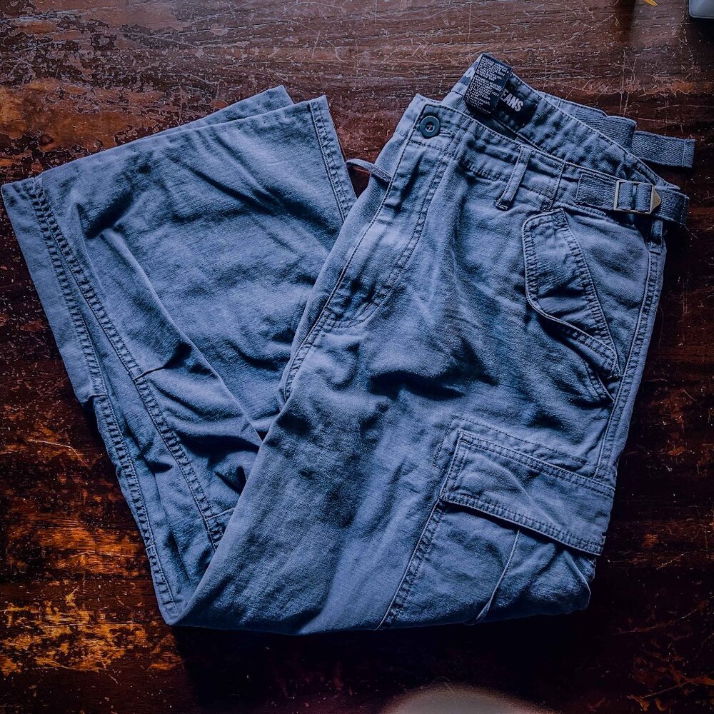 ROOTS Men's Cargo Pants Pre Love 34x25 100% Cotton